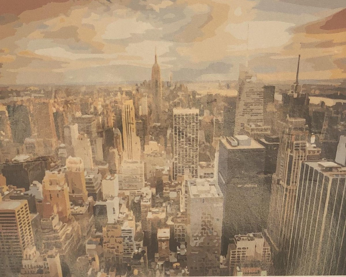 Paint By Numbers - Schilderen op Nummer - New York - 50x40cm - Volwassenen & Kinderen - Stipco