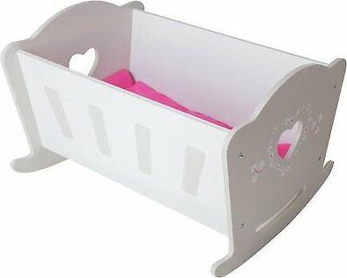 Chad Valley- Babies to Love-houten stapelbed-wit