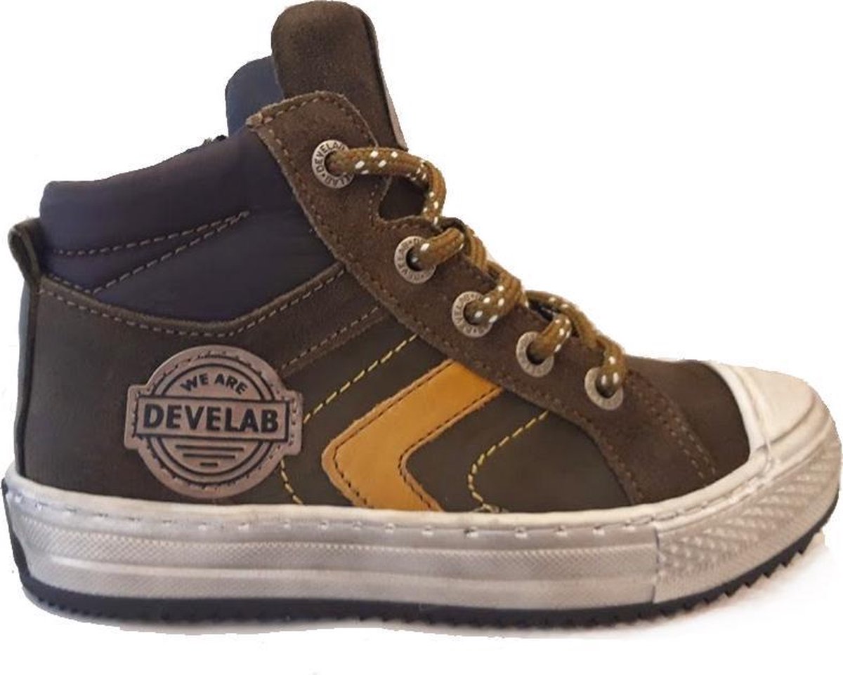 Kaki Develab Veterschoenen Suede