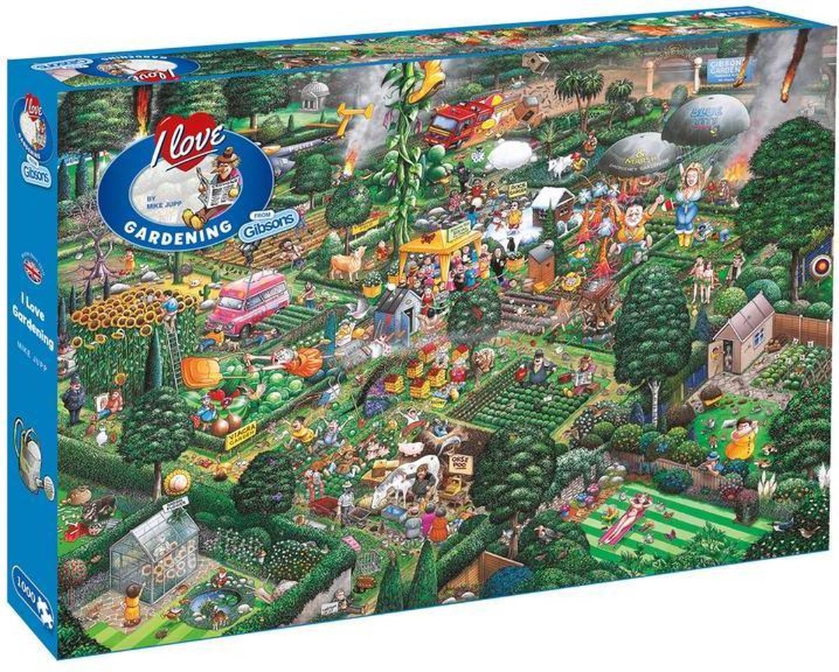 Gibsons puzzel I Love Gardening - 1000 stukjes