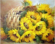 Schilderen op nummer "JobaStores®" Zonnebloemen 02 40x50cm