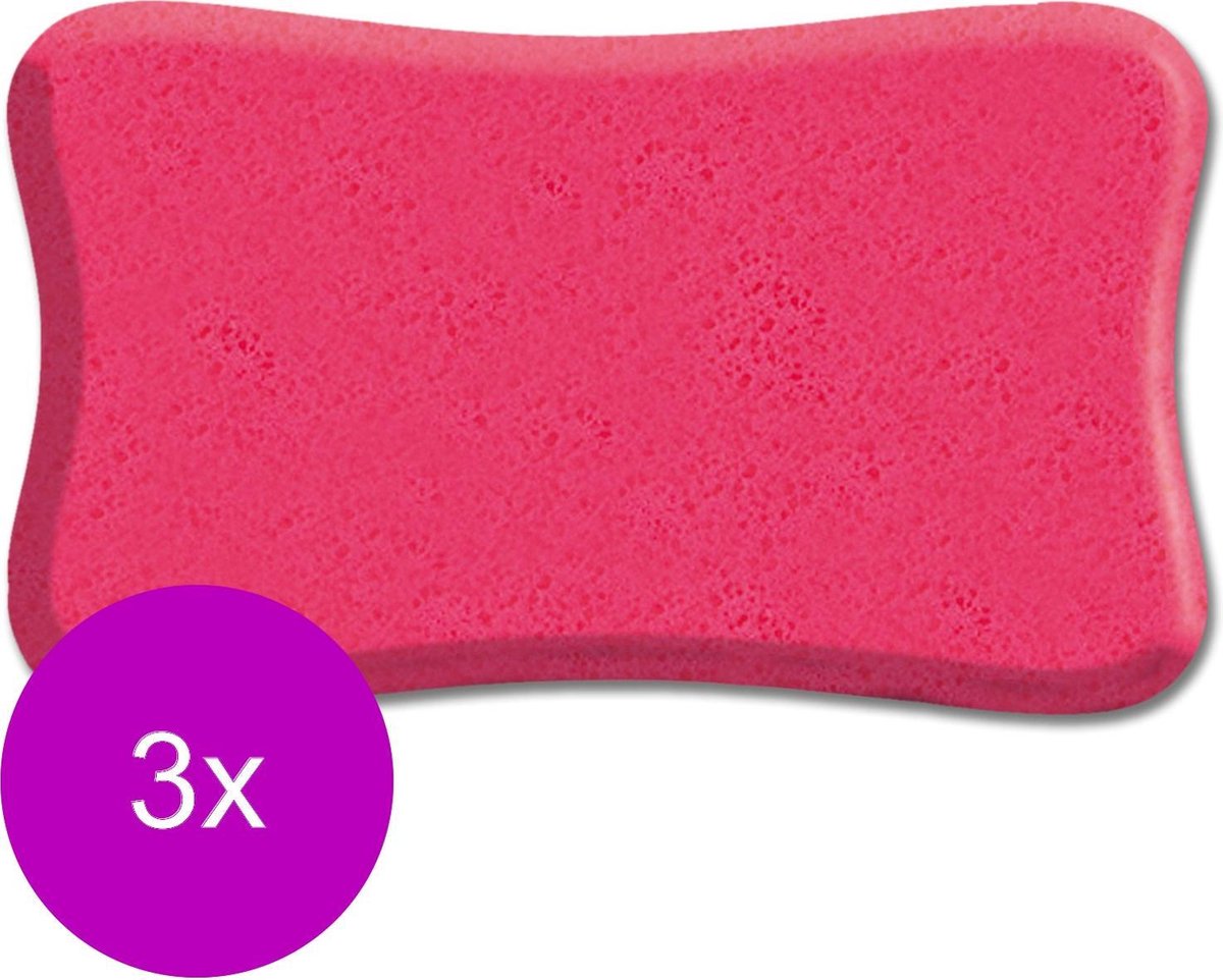 Waldhausen Spons - Paardenverzorging - 3 x 16x10.5x5 cm Roze