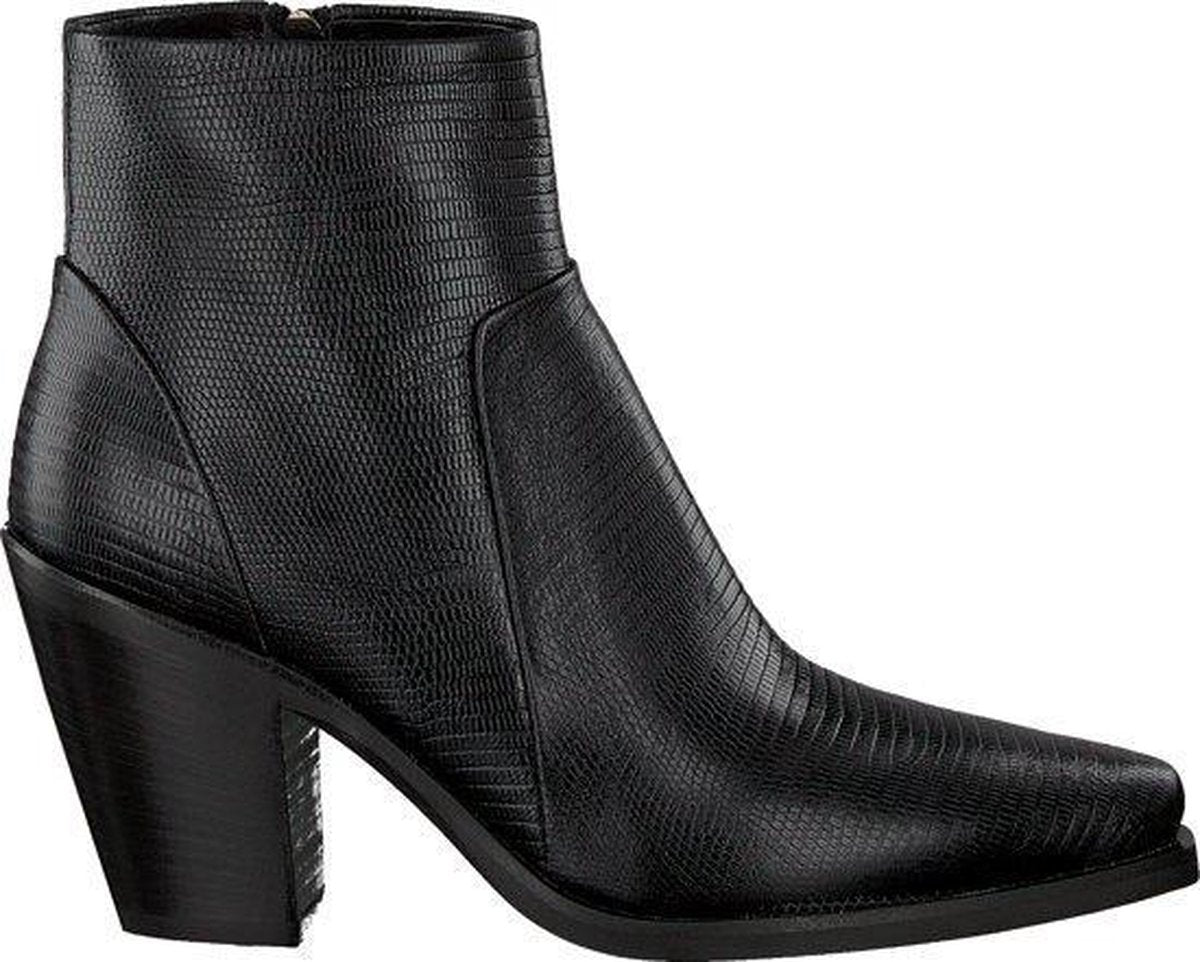 Notre-V Soho5 Enkellaarsjes - Enkelboots - Dames - Zwart - Maat 40