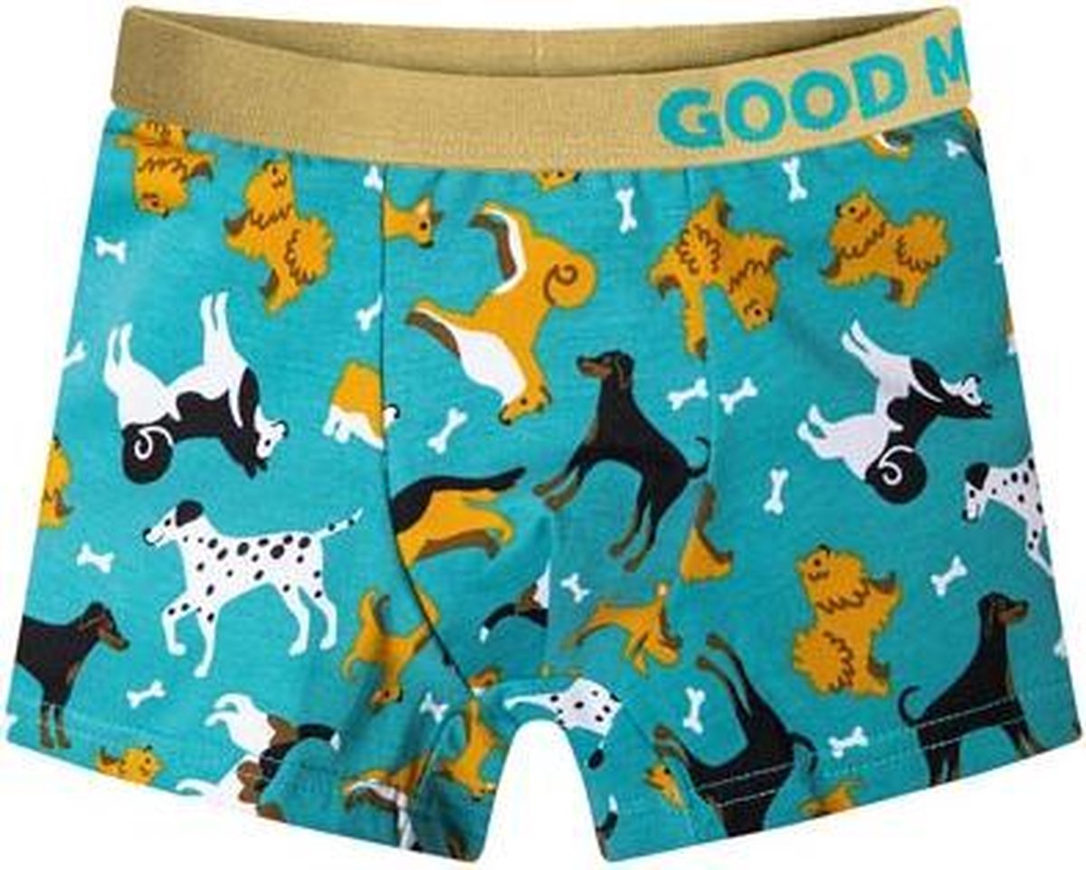 Good Mood Jongens Boxer - Hondenvrienden - 110/116