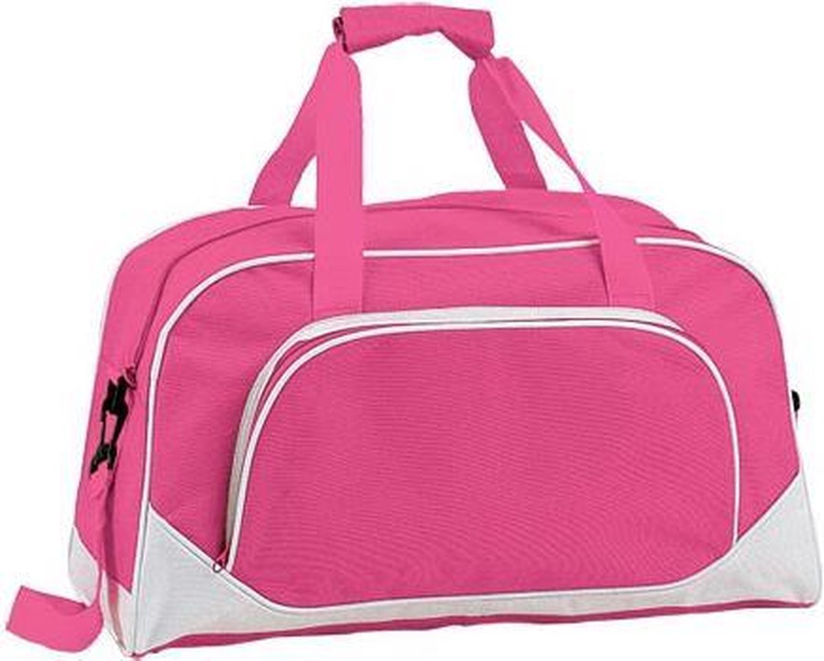 Fuchsia roze sporttas 42 cm