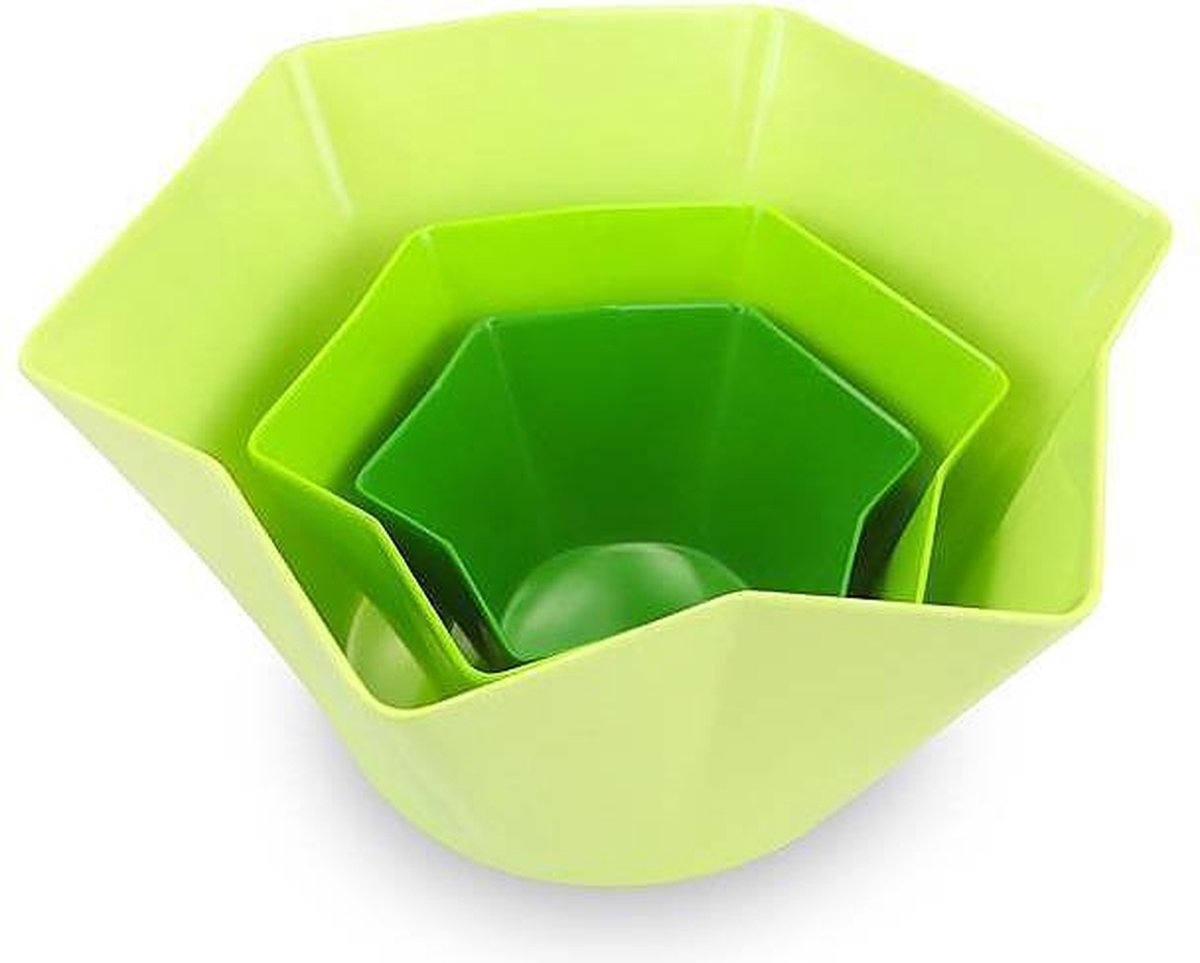 Cookut Keuken Strass Saladeschalen Set 3 Stuks Groen