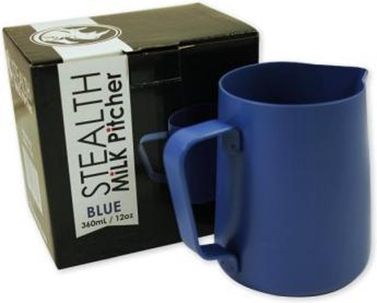 Rhinowares stealth Melkopschuimkan 360ml blauw