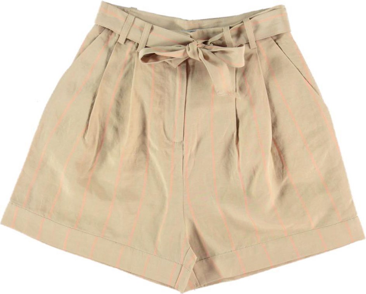 Guess beige high waist chino short - valt kleiner - Maat S