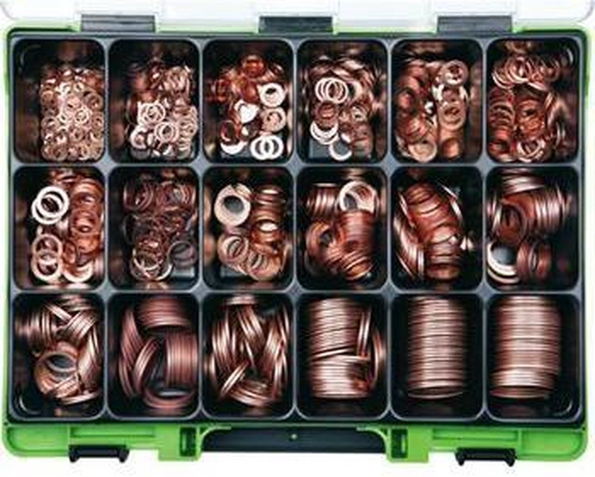 Reca Viso-Koffer koperen O-ringen6-32mm DIN7603A Cu