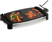 relaxdays elektrische bakplaat   grillplaat in 1 - indoor - elektrische grill - 2000 W