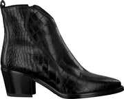 Omoda 760202 Enkellaarsjes - Enkelboots - Dames - Zwart - Maat 39