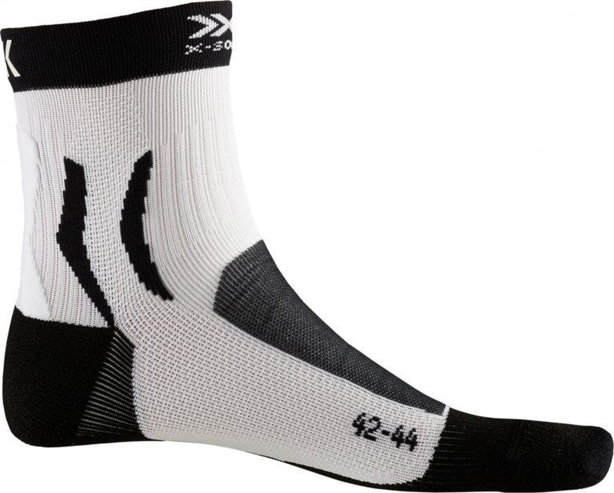 X-Socks Bike Pro Mid Men Socks - Black/White - 39-41