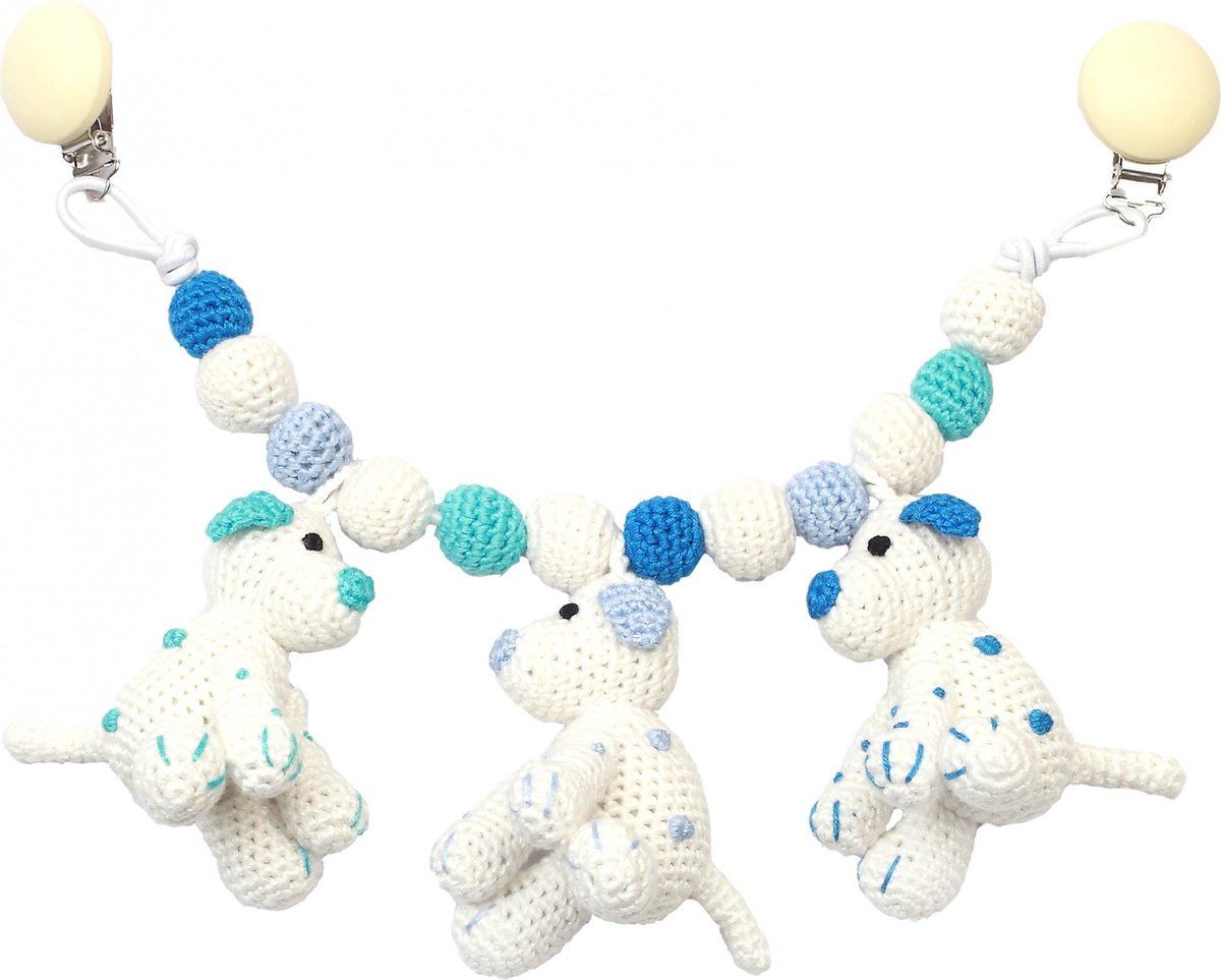 Naturezoo Kinderwagenspanner Dalmatiërs Gehaakt Jongens 40 Cm