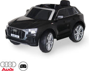 AUDI Q8 Zwart elektrische auto 12V