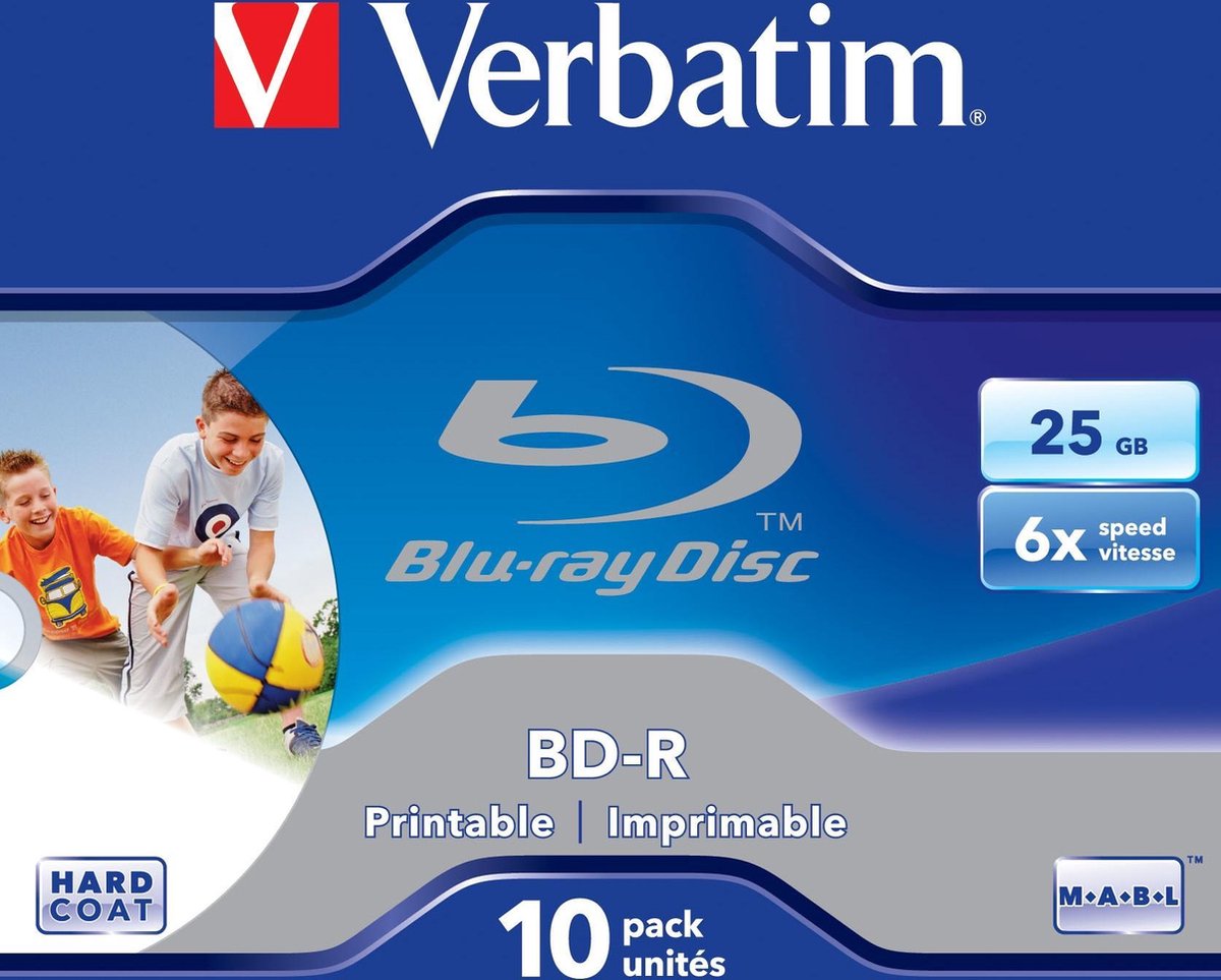 Verbatim BD-R SL 25GB 6x JC PRINTABLE SURFACE - Rohling