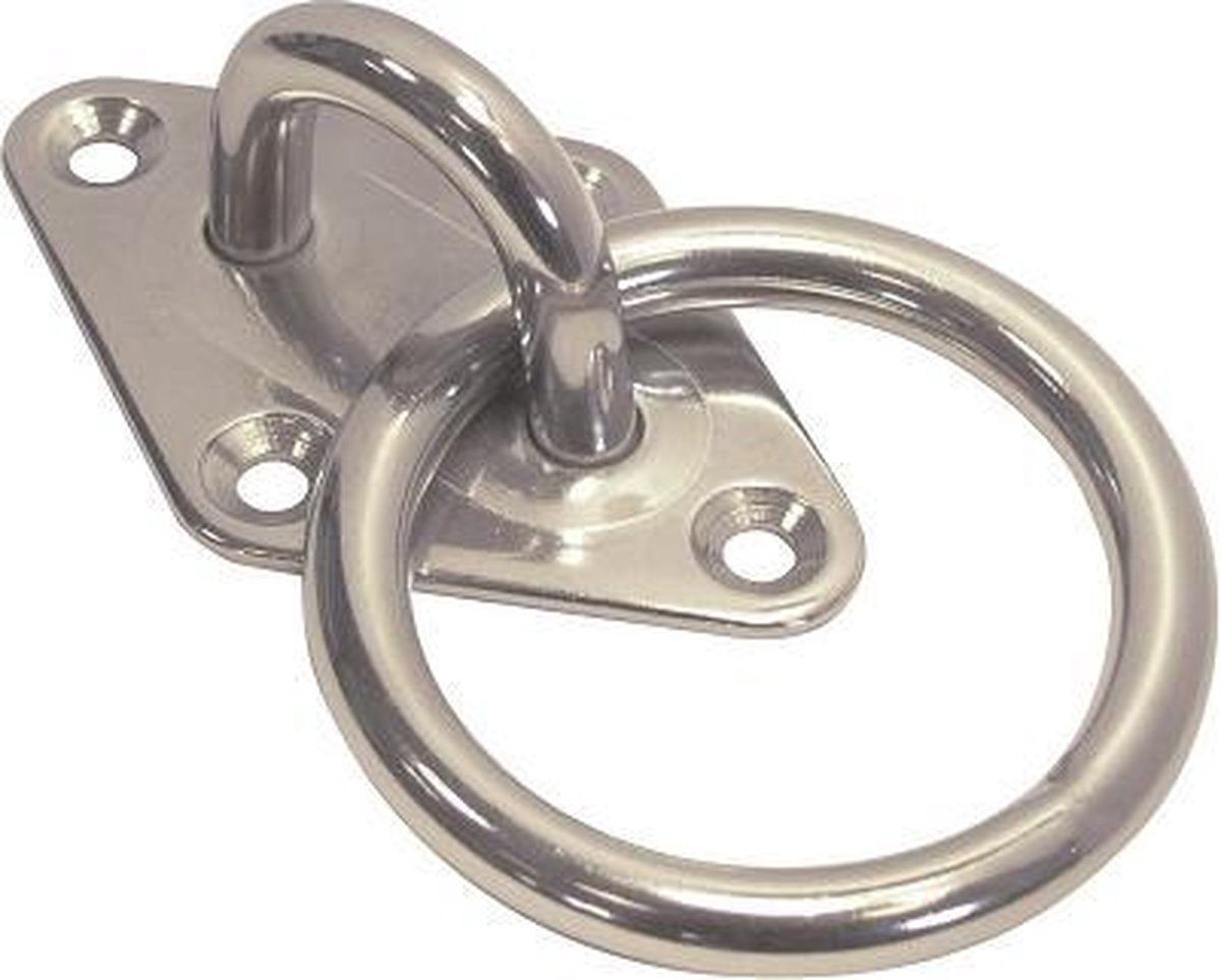 Ring met ruitvorm voetplaat