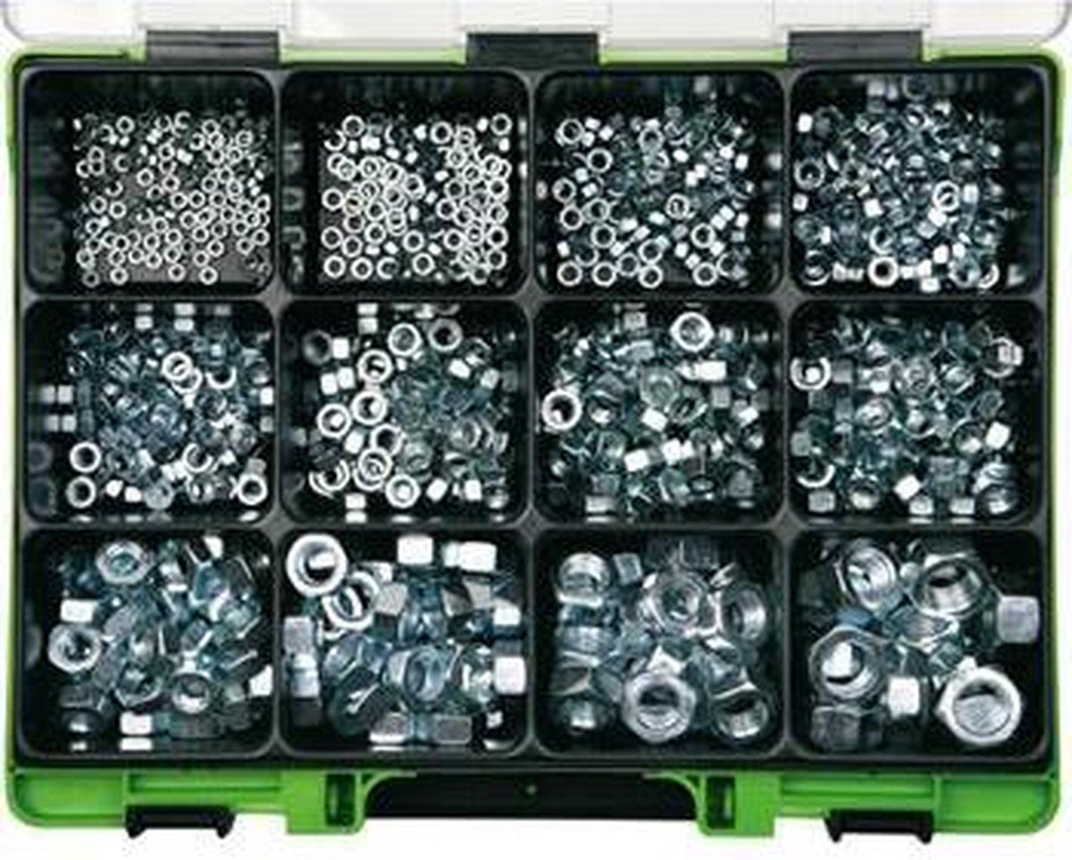 Reca Viso-Koffer zeskantmoeren M3-M16 DIN934 8 VZ