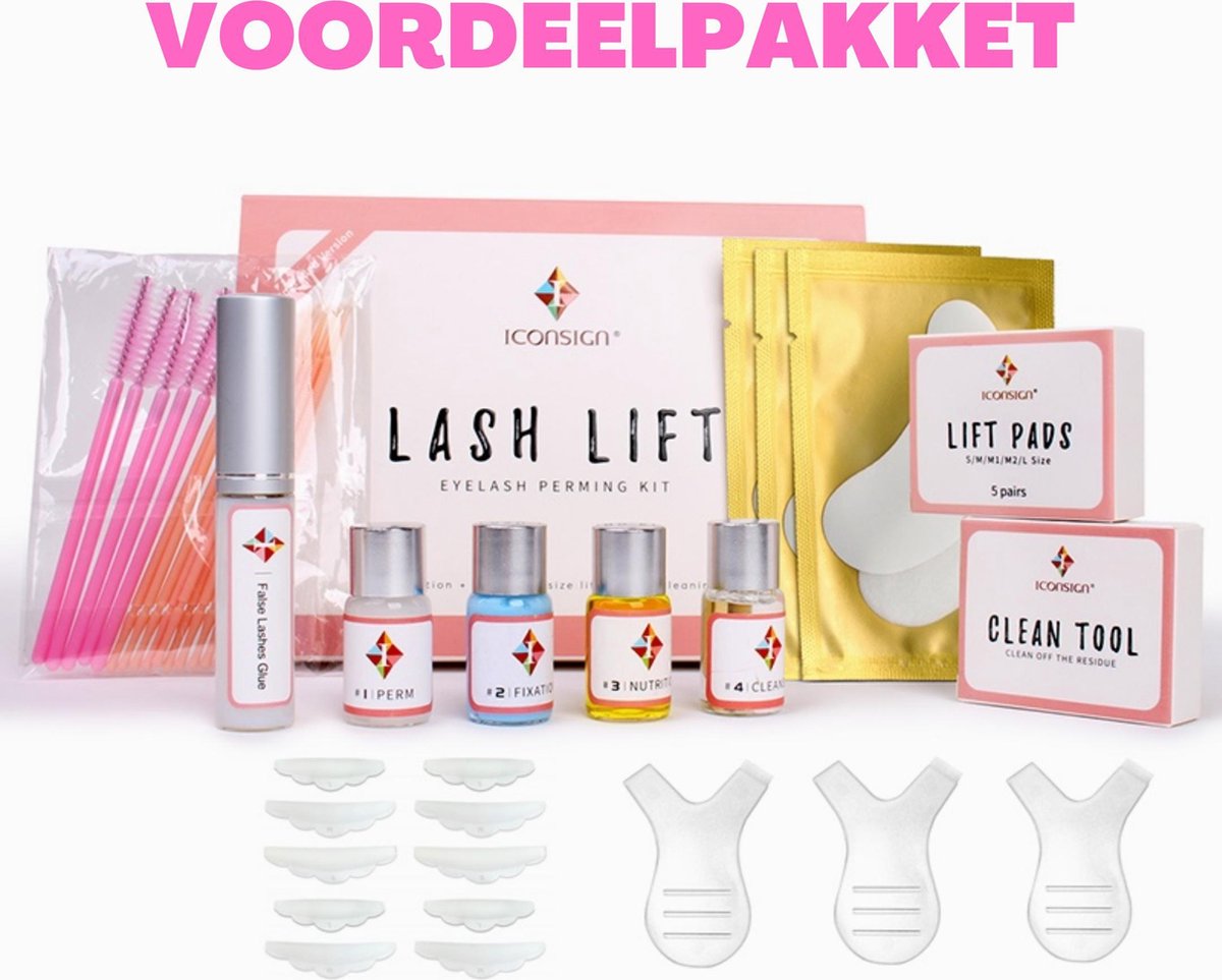 VOORDEELPAKKET: Proffesionele Wimperlifting Set - Lash Lift Set - 7-delige Wimperkruller - Upgrade Wimperlifting Set