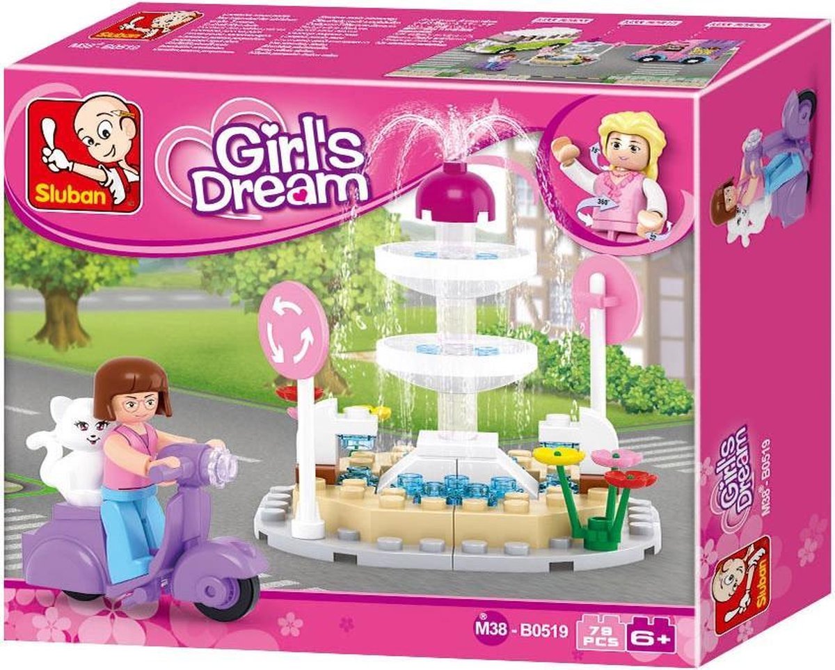 Sluban Girls Dream - Rotonde met fontein M38-B0519Sluban