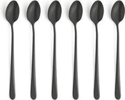Amefa Vintage Zwart - Icetealepel - RVS - (Set van 12) en Yourkitchen E-kookboek
