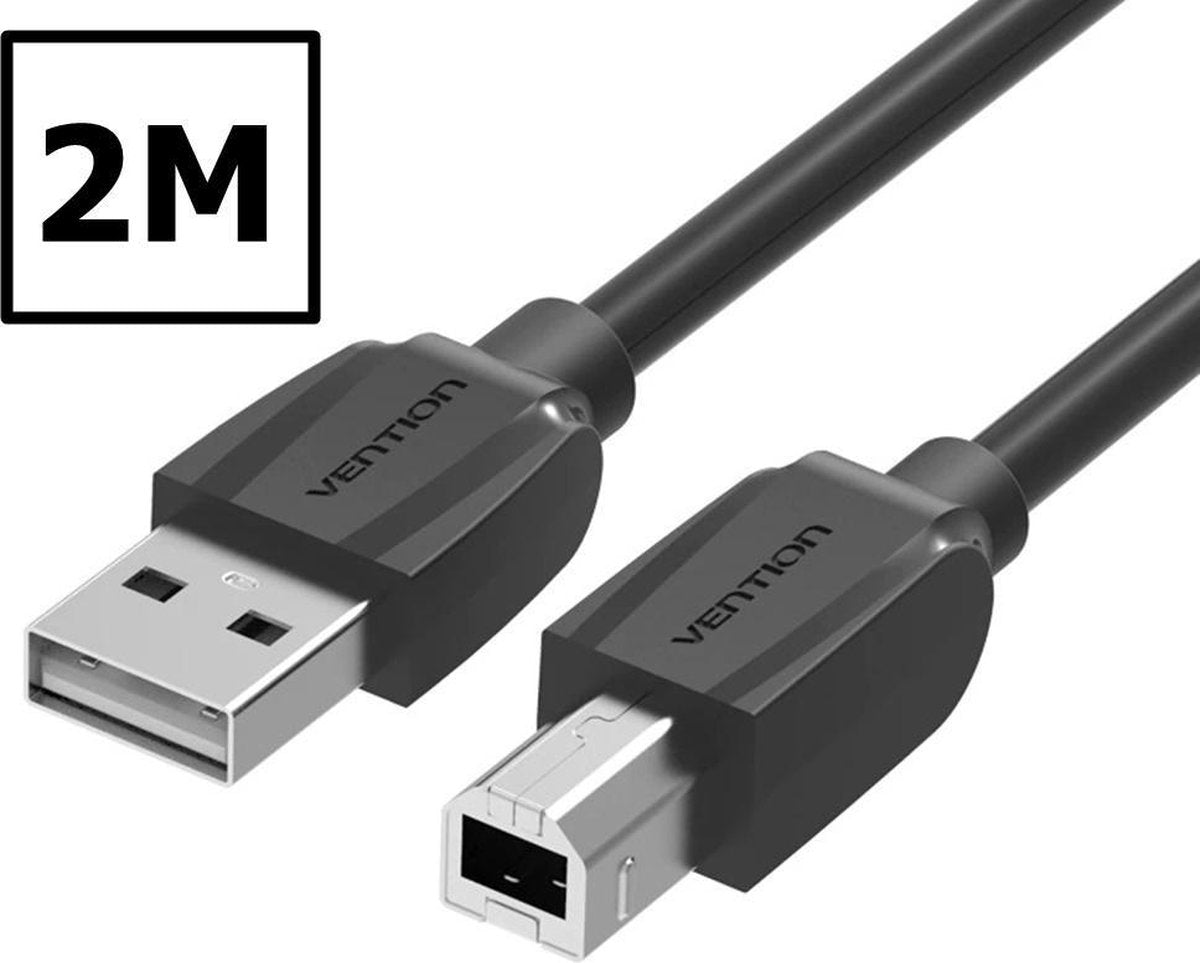 VENTION USB 2.0 A Male to B Male printer kabel - 2 Meter