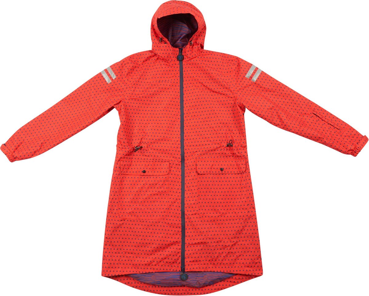 Ducksday - regenjas voor dames halflang - waterdicht - AirBMB - Medium