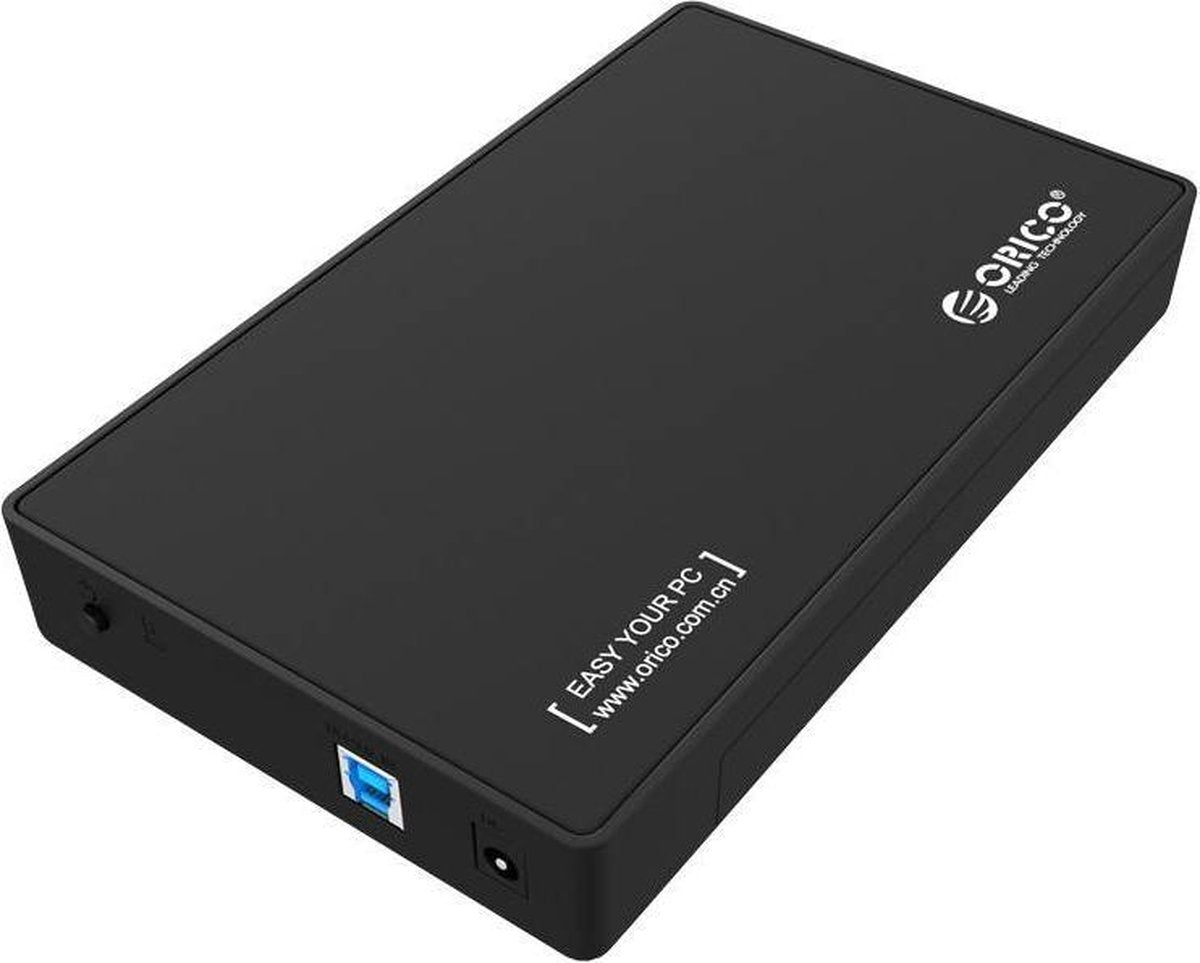 Orico  USB 3.0 Harde schijf behuizing  3.5 Inch SATA HDD en SSD - Zwart