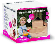 Edushape Hout-Imitatie Foam Blokken - 30 stuks