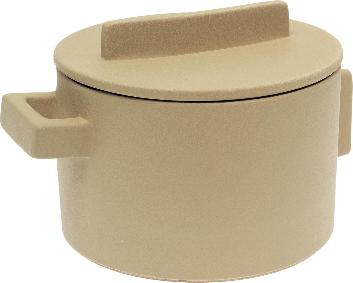 Terra.Cotto kook/braadpan met deksel 16