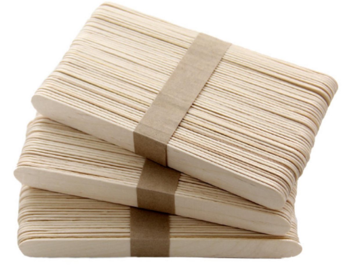 houten ijsstokjes - knutselhoutjes - lollystokjes - knutselstokjes - knutselen - knutselpakket - creatief kinderen - Blijderij
