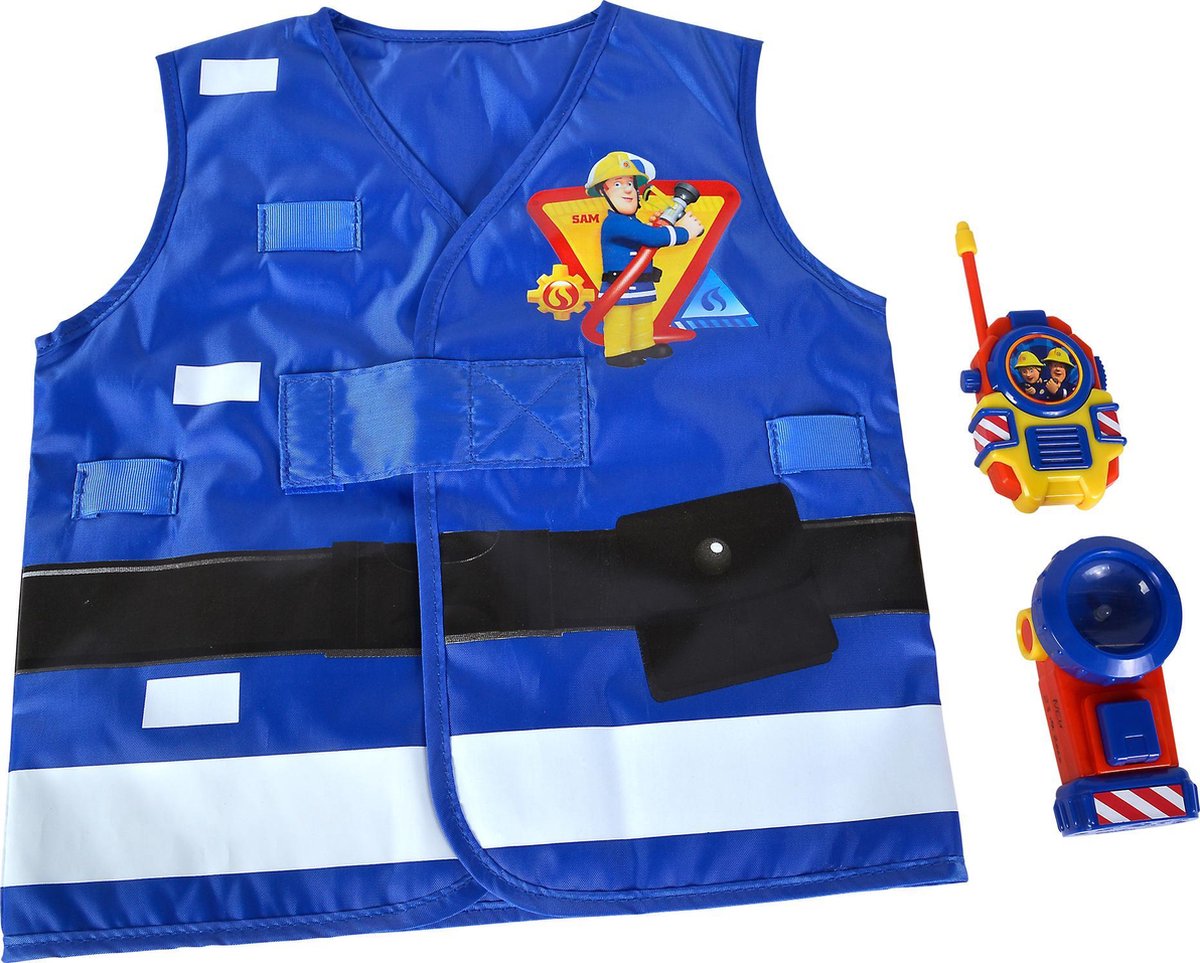 Brandweerman Sam Speelgoedbrandweerset - Verkleedkleding