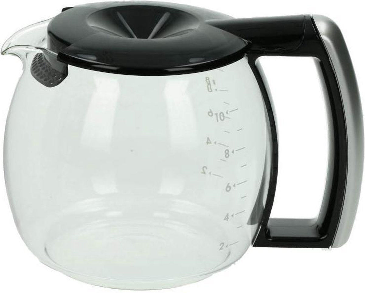 Delonghi koffiekan zwart - 10 kops - koffiekan met deksel koffiezetapparaat 185 x 140 x 145 mm - BCO120