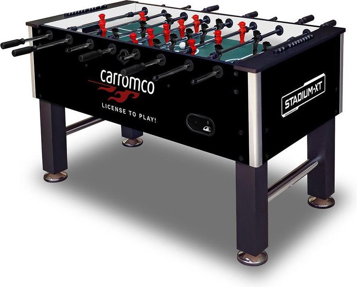 Tafelvoetbaltafel Carromco stadium-xt zwart