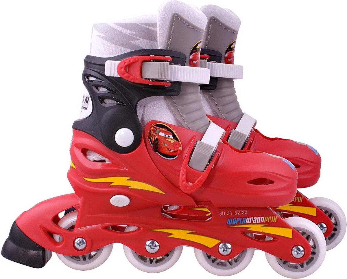Disney Inlineskates Cars Jongens Rood Maat 30/33