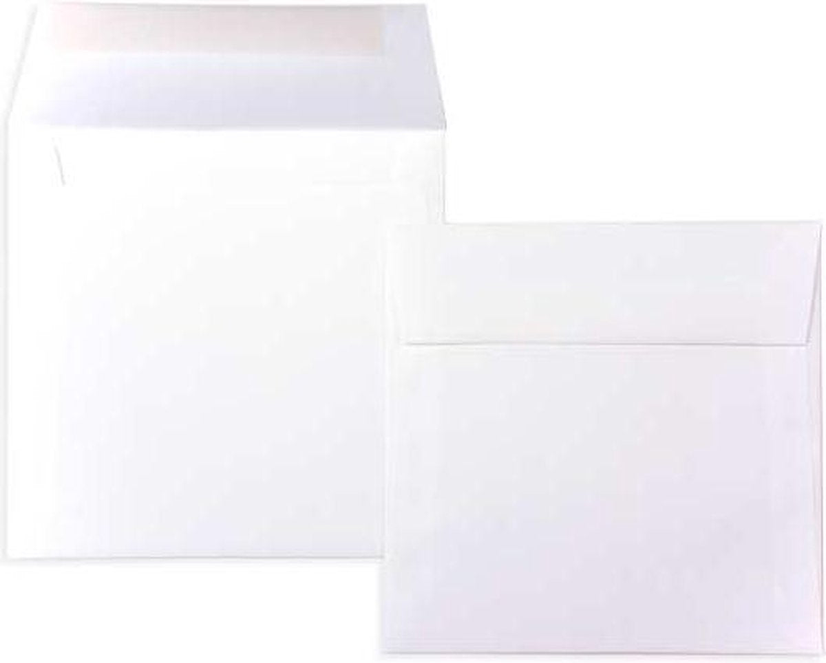 Envelopes White 16.5x16.5cm Premium Opaque (50 pieces)