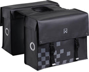 Willex Bisonyl Dubbele Fietstas - 46 liter - Mat Zwart
