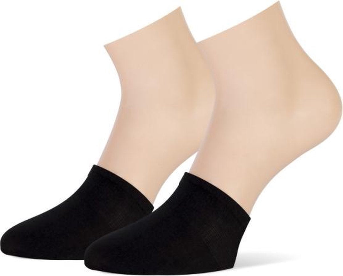 Teckel Dames Teensokjes Zwart One size 2 paar
