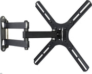 NÖRDIC ARM-EF Muurbeugel voor monitor of tv - 14 "-30 inch - Tot 10 kg - Draai- en kantelbaar - Zwart