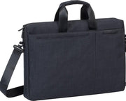 RivaCase 8355 - Laptop Schoudertas - 17.3 Inch - Extra vak voor 10.1 Inch tablet - Zwart