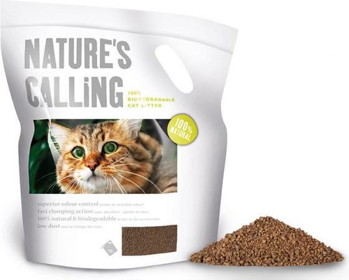 6 kg Nature's calling kattenbakvulling kattenbakvulling
