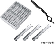 Beautytools Vervangmesjes Feather mesjes Styling Blades / Gekartelde Messen (10 Mesjes) - (SR-1260)