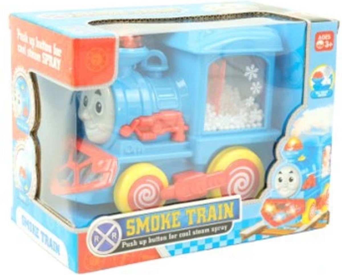 GROTE LOCOMOTIEF MET ROOKEFFECT