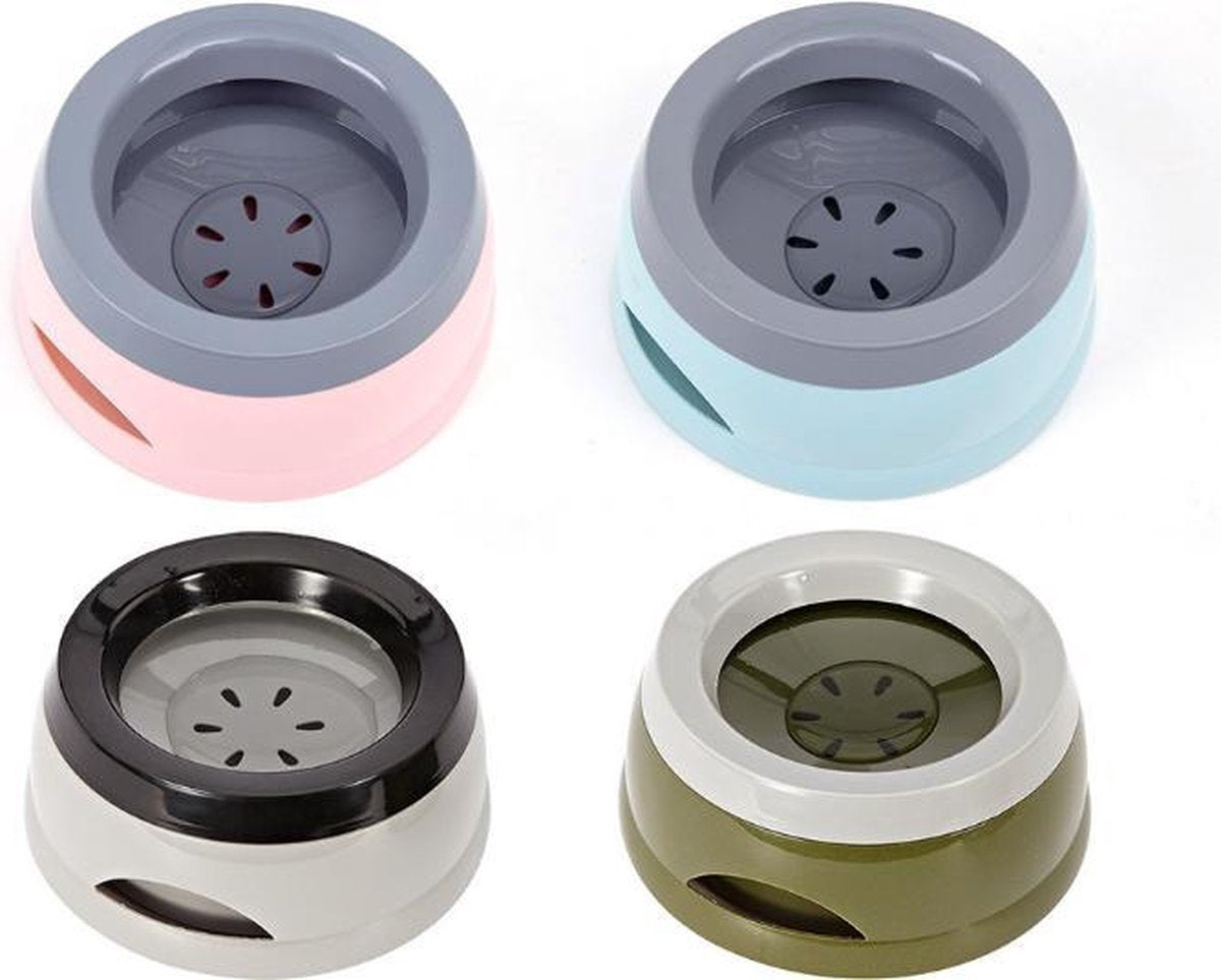 Waterbak Anti slobber Roze - Drinkbak voor honden - Anti knoei - Verminderd slobberen - Onderweg - Basic