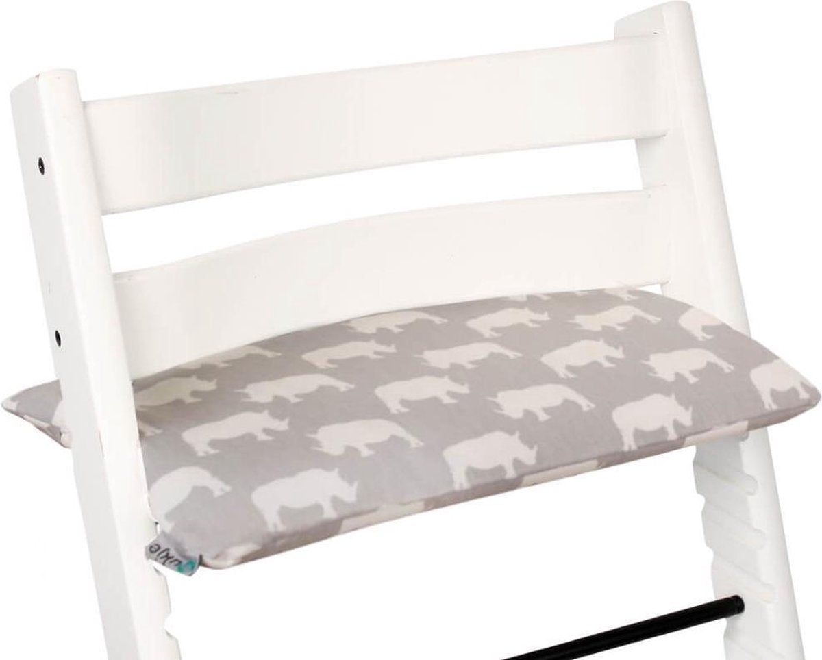 Ukje ZitKussen voor Stokke Tripp Trapp - Geplastificeerd - Grijs