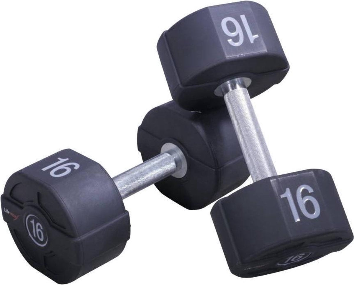 PU dumbbellset (2 stuks per set) - 32kg