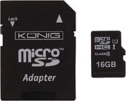 MicroSDHC geheugenkaart Class 10 16 GB