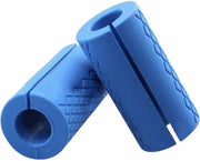 WiseGoods - Fat Grips Dumbells - Fitness Grips - Grip Trainer Onderarm Trainer - Crossfit - Calisthenics Bar - 2 Stuks - Blauw