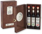 Gocce Balsamico Houten box 3 Sabe “Limone-Menta-Melograno” 3×100 ml - Cadeauset - Siroop- Balsamico Modena -