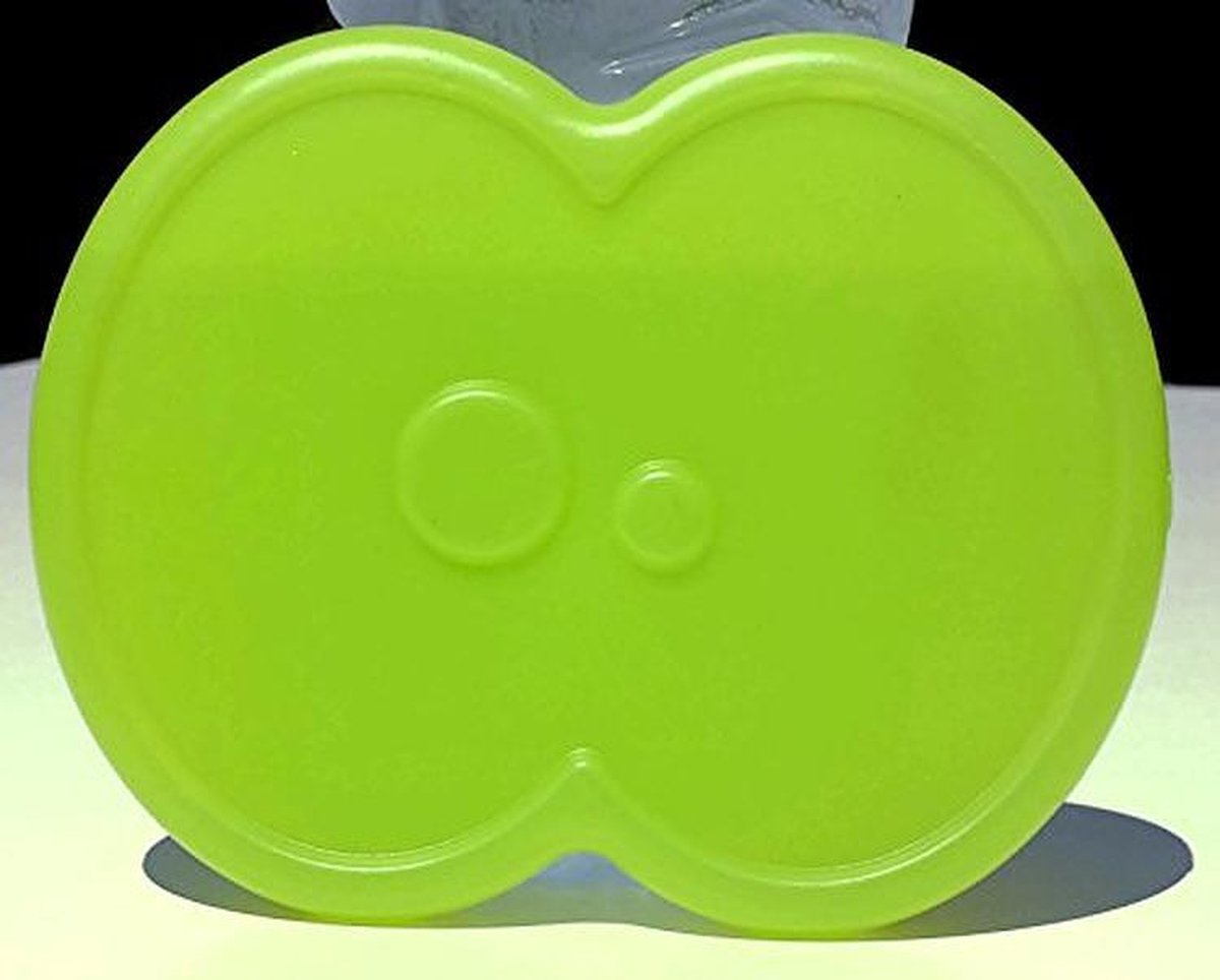 Fruitfriends Ice Pack "Eyes" - Kunststof - Voor Kinderen - Lime Groen - Groen