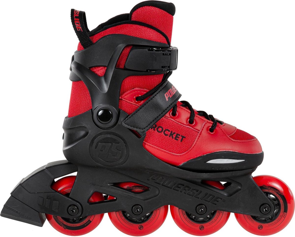 Powerslide Inlineskates - Maat 33-36 - Unisex - rood/zwart